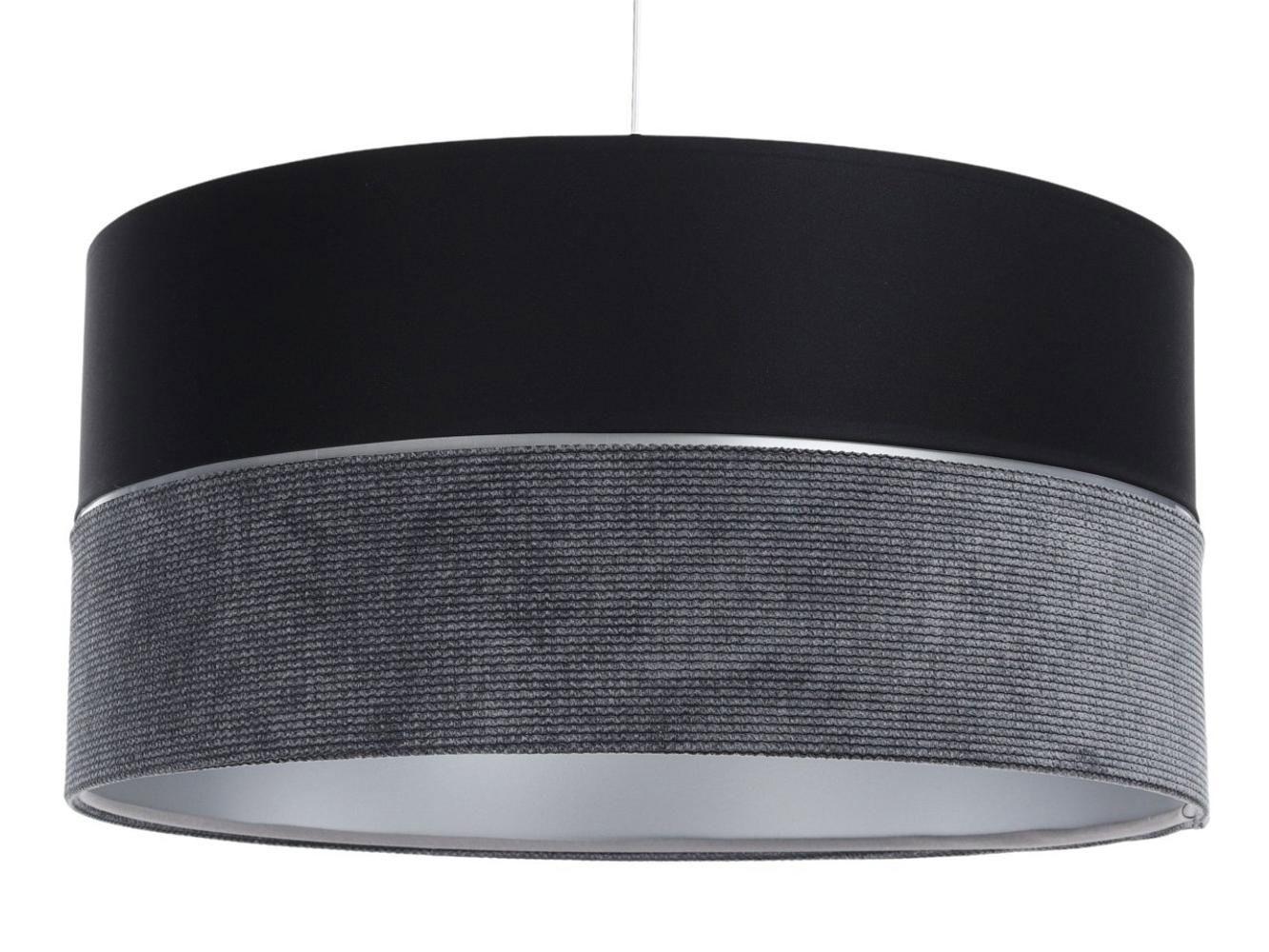 HÄNGELEUCHTE Grau 60/30 cm - Schwarz/Grau, Kunststoff (60/1/30cm) - ONZENO