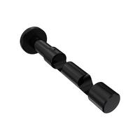 TRÄGER FÜR GARDINENSTANGEN 20 mm Ø, Prestige 2-läufig, Schwarz - Schwarz, Metall (16.2/4/4cm) - INTERDECO