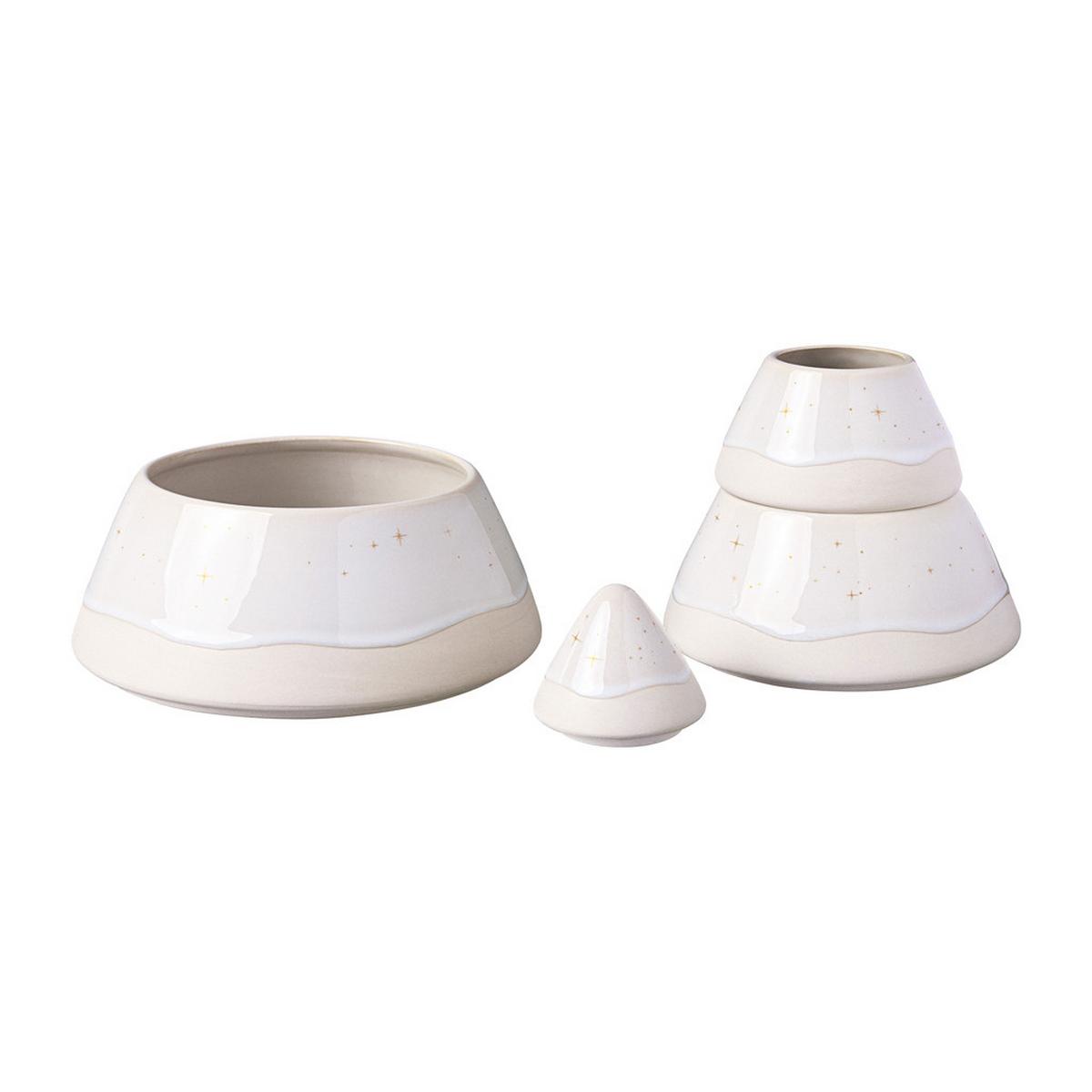 DOSE BAUM Winter Glow beige ø 18,8 cm - Beige, Keramik (18.8/15.5/18.8cm) - like.Villeroy & Boch