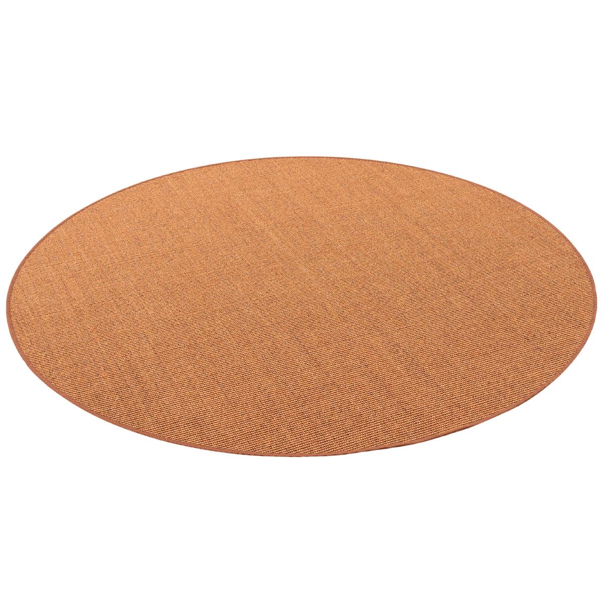 SISAL NATUR TEPPICH RUND - Braun, Textil (100/100cm) - Snapstyle