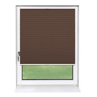 PLISSEE Basic 70 x 210cm Klemmfix ohne Bohren - Braun, Textil (70/210cm) - Deco-Raum