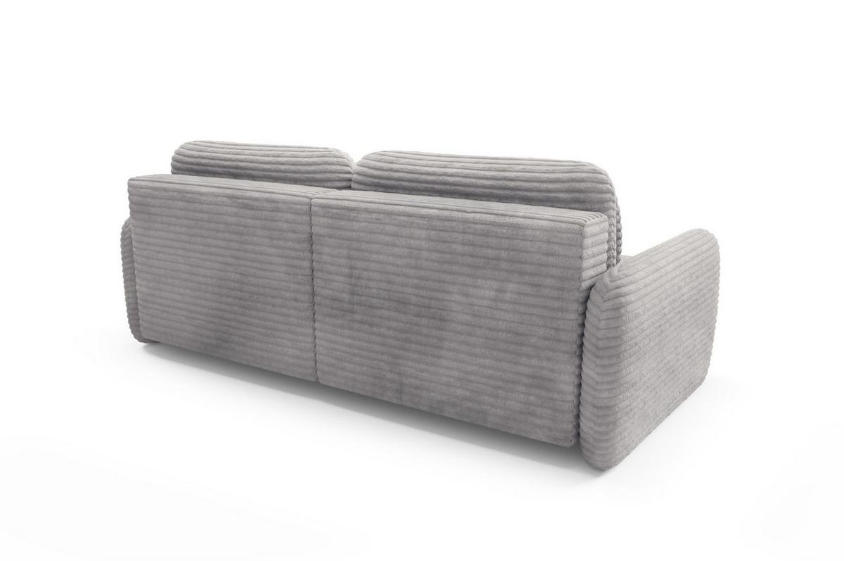 ECKSOFA Simone Mit Schlaffunktion - Grau, Holzwerkstoff/Textil (165/240cm) - Fun Möbel