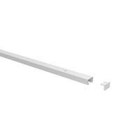 GARDINENSCHIENE / OBJEKTSCHIENE Primax 420 cm (geteilt in 3 x 140 cm), 1-läufig Weiß - Weiß, Metall (1.4/0.9/420cm) - INTERDECO