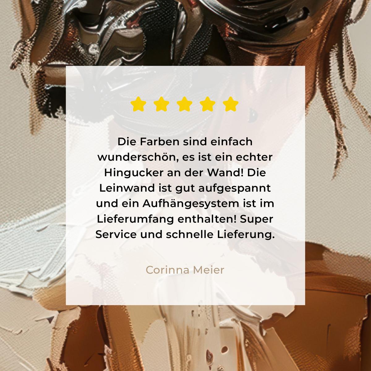 LEINWANDBILD Frau - Farbe - Abstrakt - Beige - Modern Deko Groß 90x90 cm - Sandfarben, Textil (90/90cm) - MuchoWow