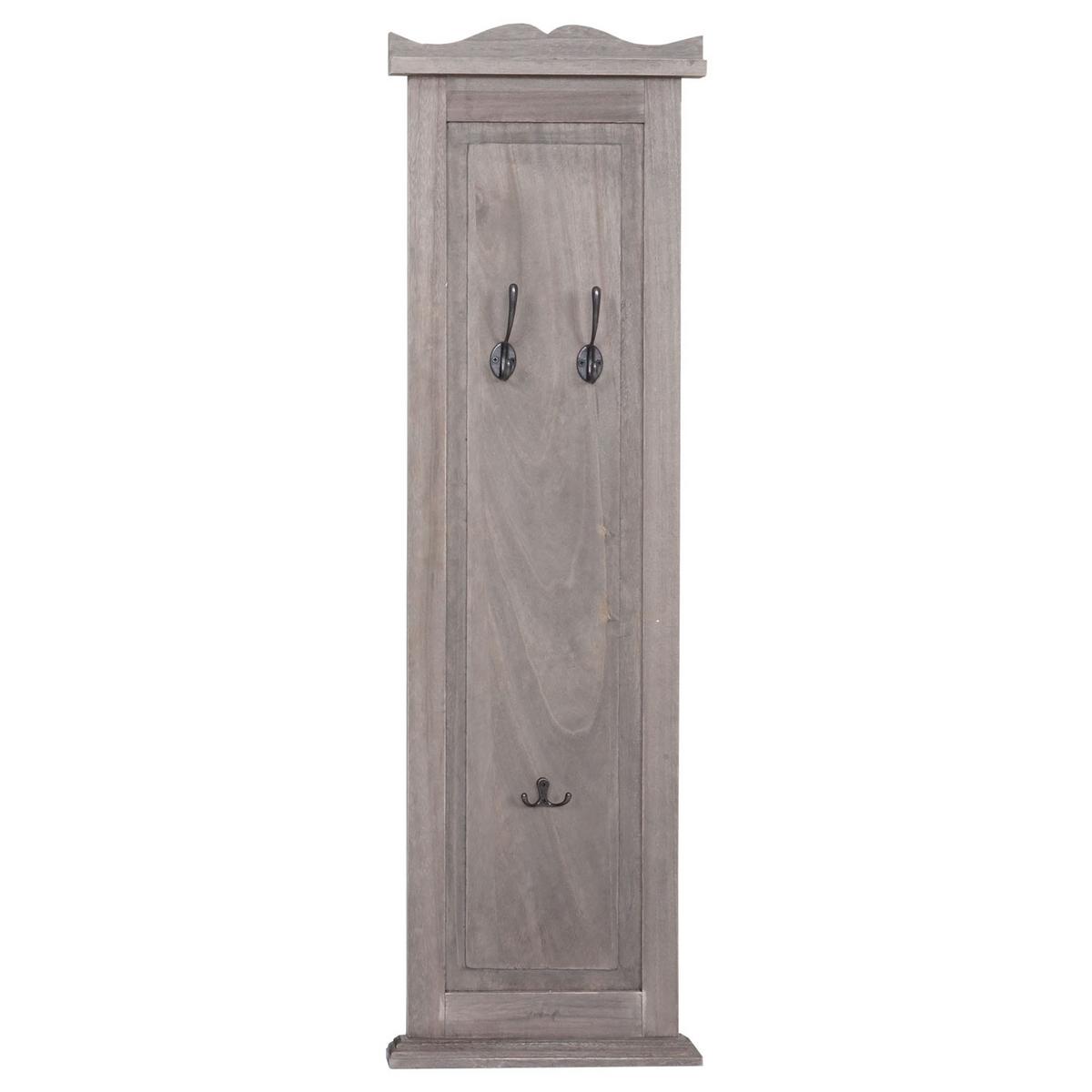 WANDGARDEROBE Grau, Braun 2er-Set - Braun/Grau, Holz (28/109/5cm) - MCW