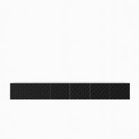 LOWBOARD ROVA 300/41/40 cm, Hängender TV-Schrank Weiß / Schwarz - Schwarz/Weiß, Holzwerkstoff (300/41/40cm) - MASSENO