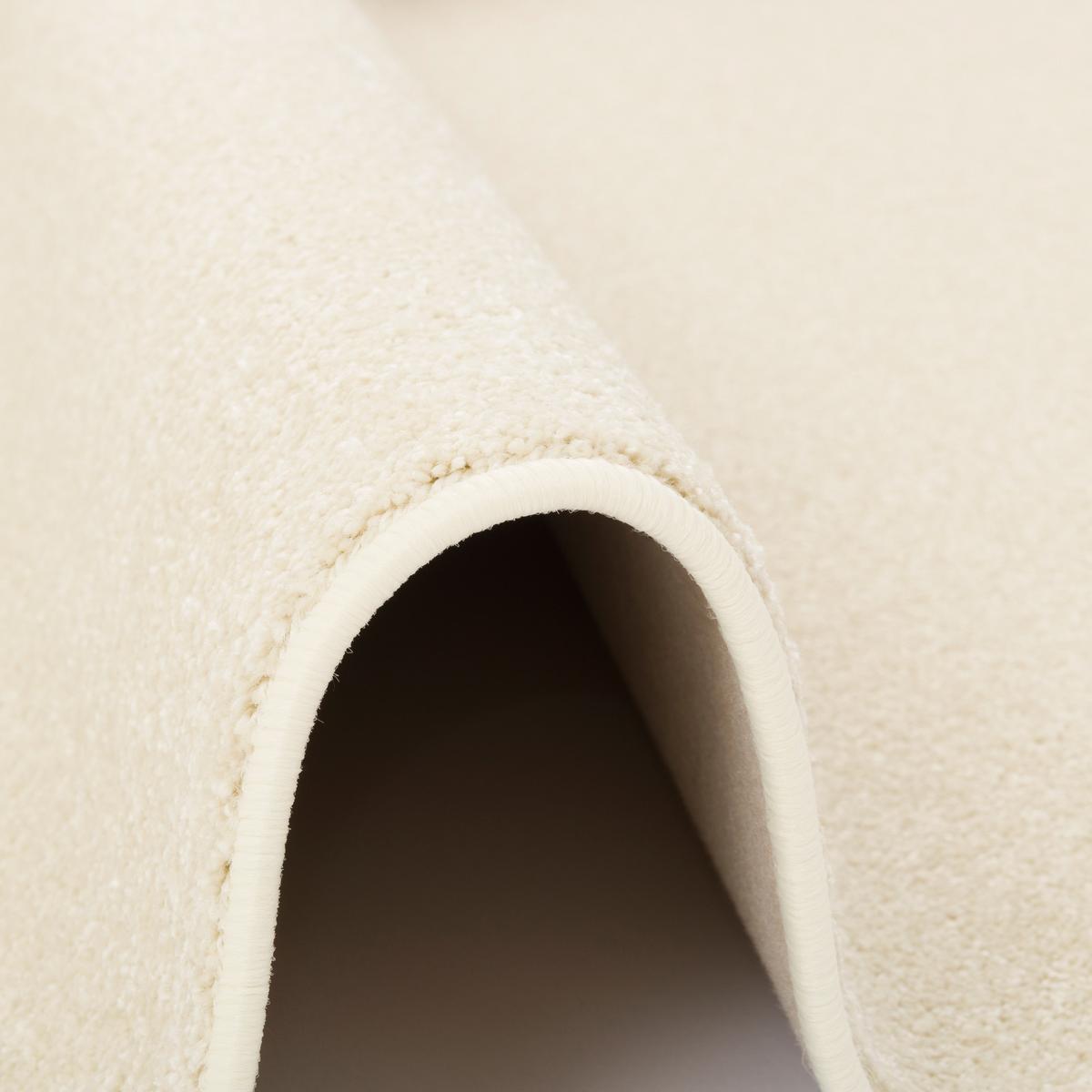 HOCHFLOR VELOURS TEPPICH LUNA - Creme, Textil (80/400cm) - Snapstyle