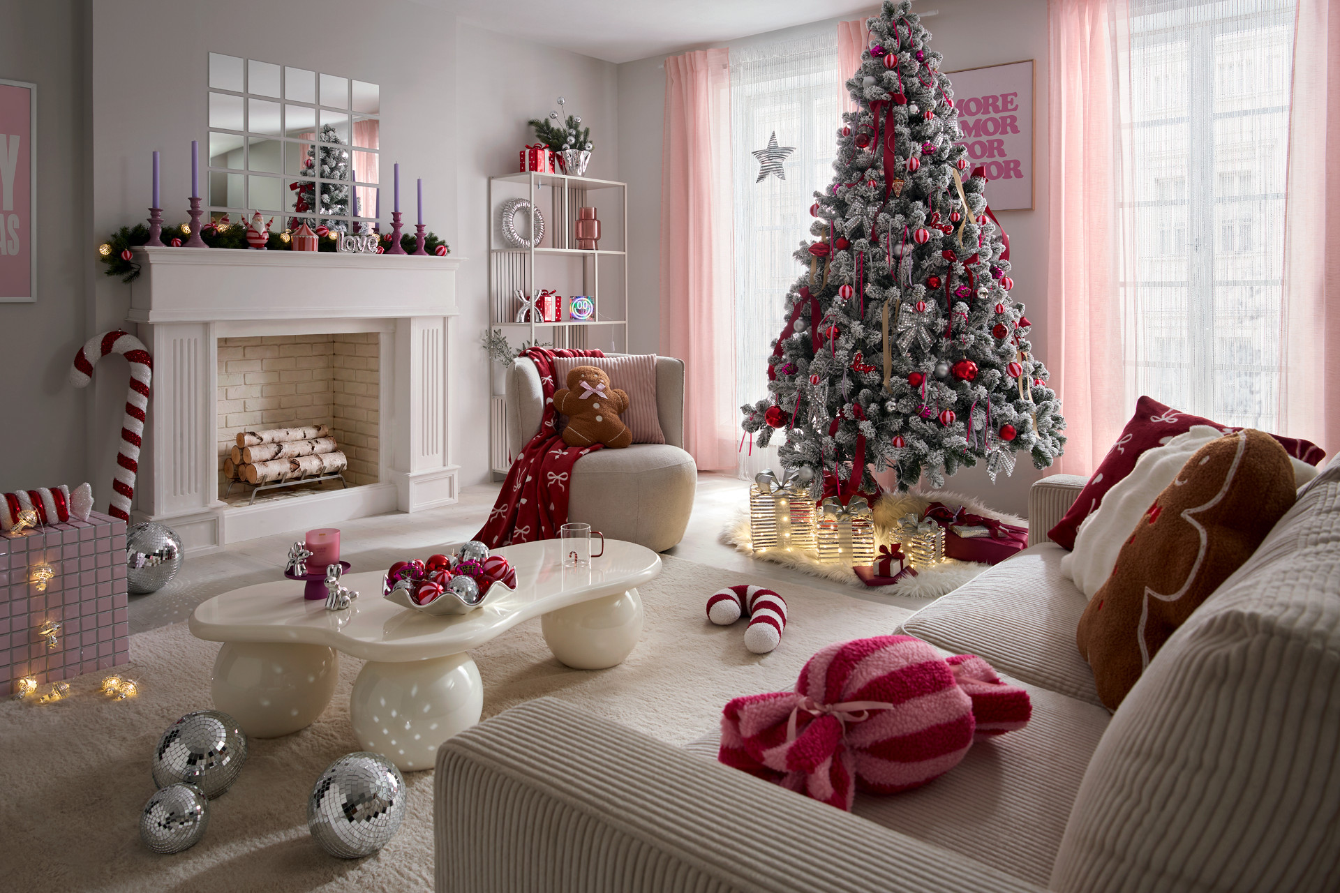 Merry Friendsmas Wohnzimmer Weihnachten