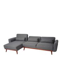 SOFA Grau - Grau, Textil (280/139cm) - MCW