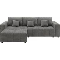 ECKSOFA george Grau - Grau, Textil (181/271cm) - Habitat Garten