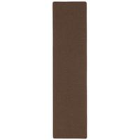FEINSCHLINGEN VELOUR LÄUFER TEPPICH STRONG - Dunkelbraun, Textil (80/200cm) - Snapstyle