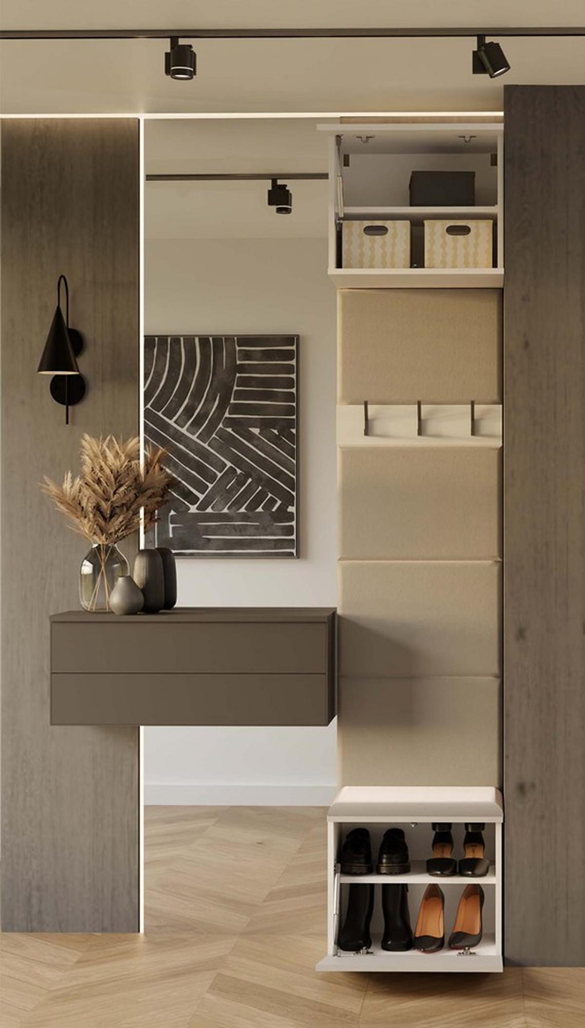 GARDEROBEN-SET Kaschmir 50/238/35 - Kaschmir, Holzwerkstoff (50/238/35cm) - RAUMHIRSCH FURNITURE