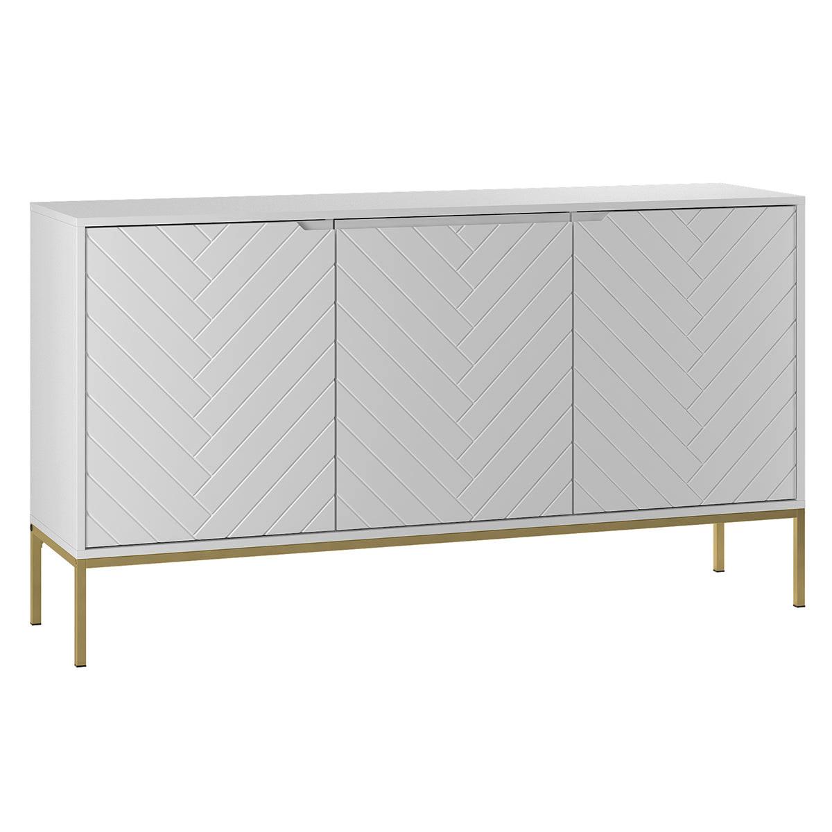 SIDEBOARD Daria Weiß - Weiß, Holzwerkstoff (151/103/39cm) - Petits-meubles