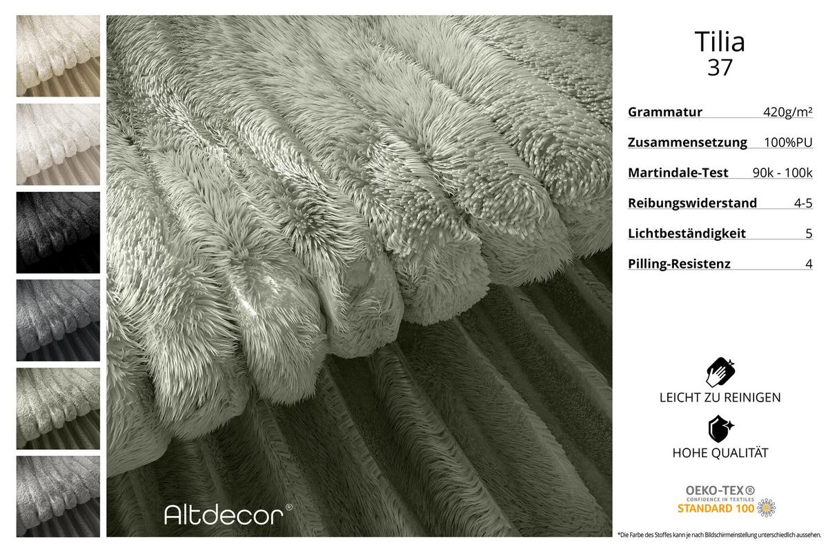 BOXBETT mit Matratze H3 und Lattenrost - TOLO-Z - 180x200 Cord - Olive - Olivgrün, Holzwerkstoff (180/200cm) - ALTDECOR