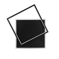 LED-DECKENLEUCHTE Daniela 44/40/6 cm - Schwarz, Metall (44/40/6cm) - Nettlife