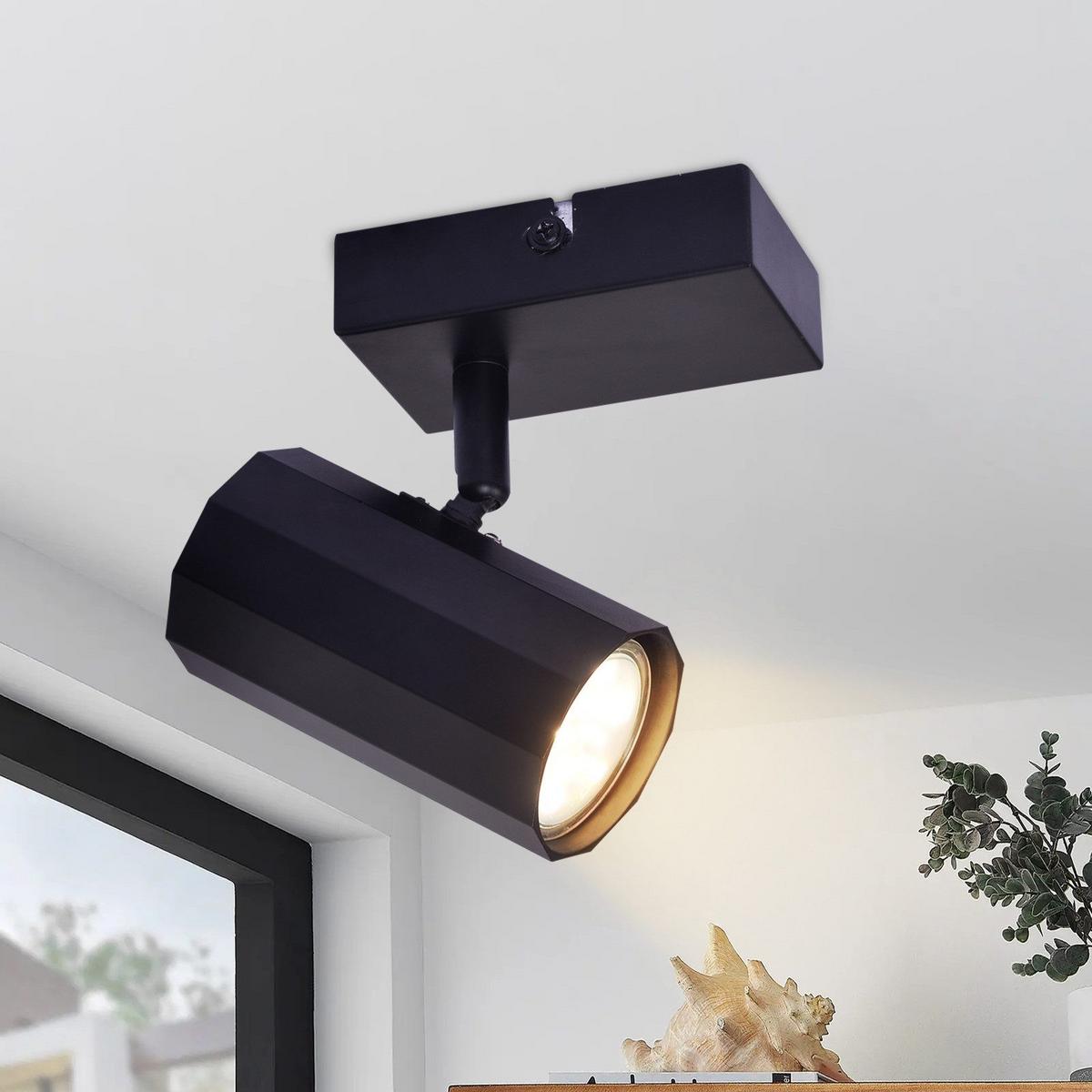 STRAHLER Dankbarkeit 1-flammig 10/2.5/15.3 cm - Schwarz, Metall (15/12/16cm) - ZMH
