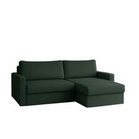 ECKSOFA Bendik In Poso - Grün, Holzwerkstoff/Textil (224/140cm) - Fun Möbel