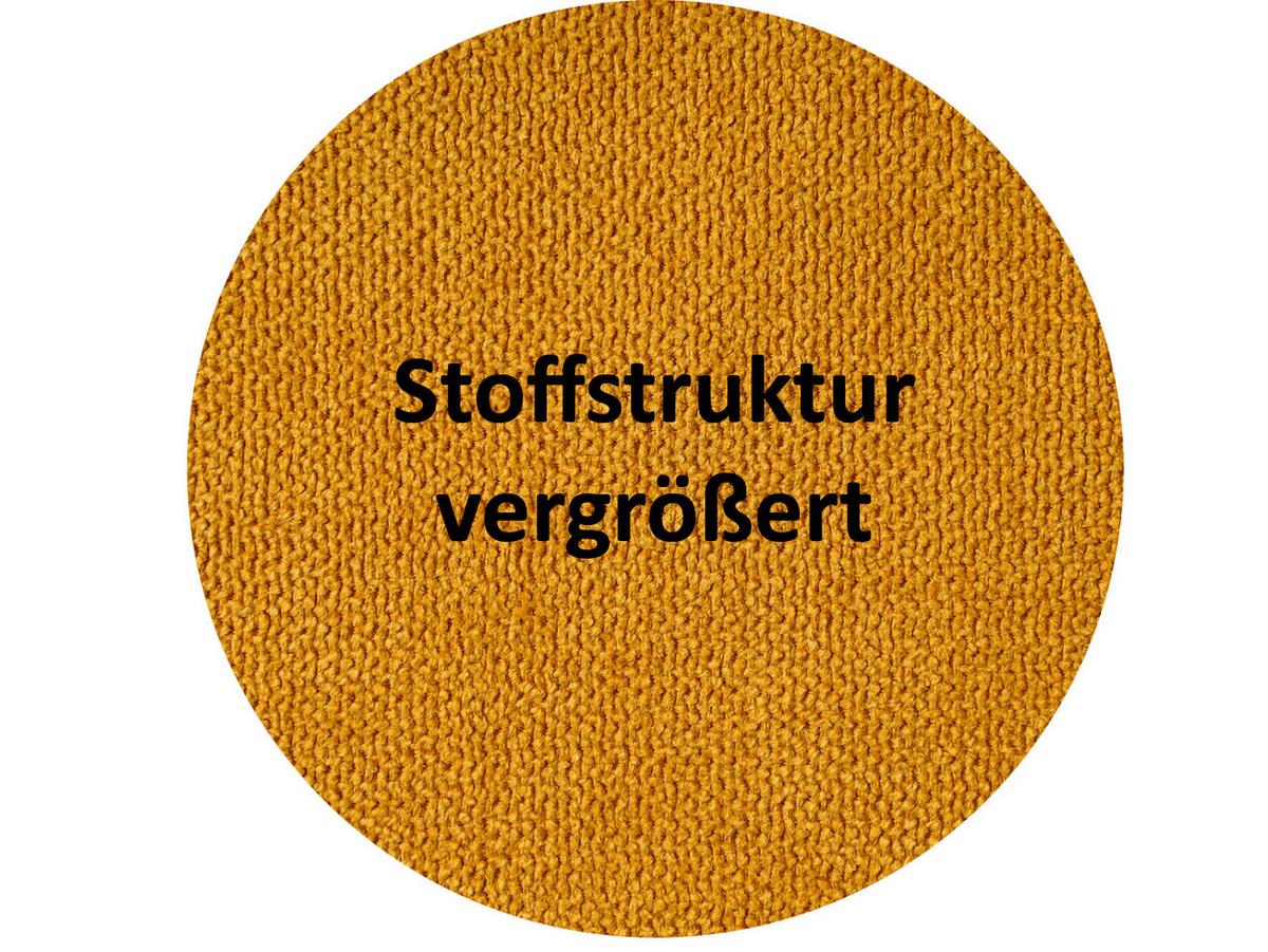 KISSENHÜLLE FarbTon Chenille-Haptik curry-gelb 50/50 cm - Currygelb, Textil (50/50cm) - beties Heimtextil