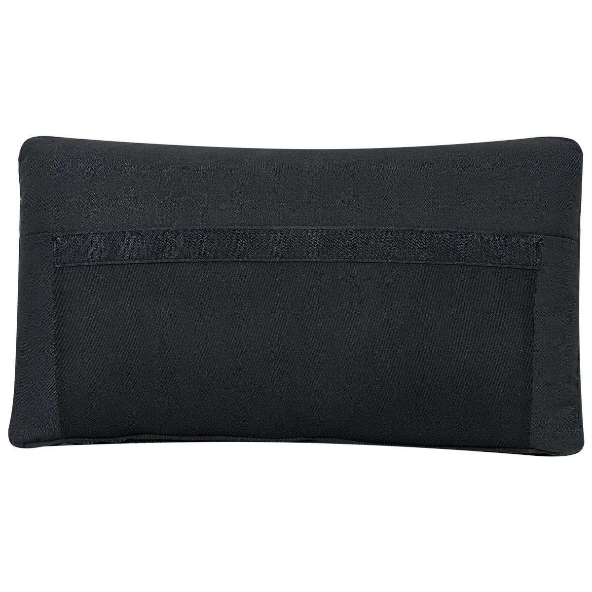 ECKSOFA Modul 4-Sitzer rechtsseitig Schwarz Stoff Unstad - Schwarz, Textil (228/152cm) - Beliani