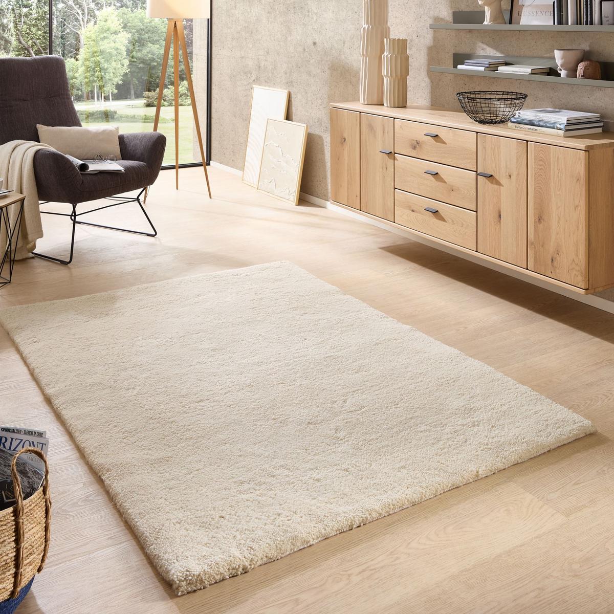 BERBERTEPPICH Marok T 170x240 cm - Weiß, Textil (170/240cm) - Natur Pur