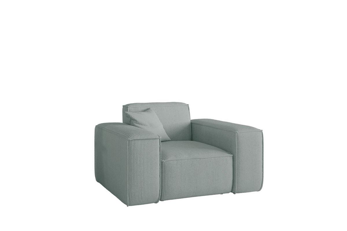 SESSEL Celes Premium Stoff Scala - Pastellblau, Holzwerkstoff/Textil (121/73/88cm) - Fun Möbel