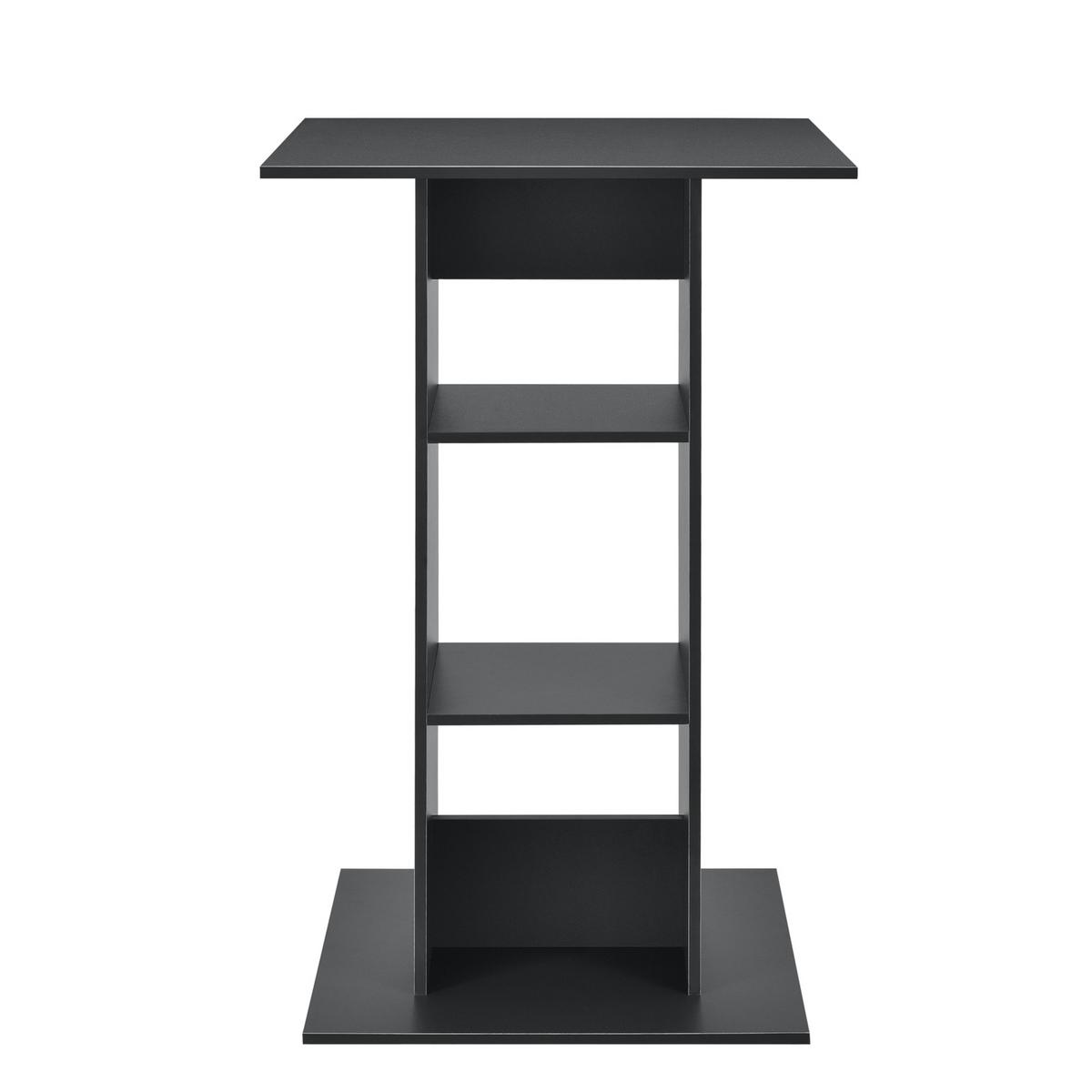 BARTISCH Visby - Dunkelgrau, Holzwerkstoff (70/70/110cm) - [en.casa]