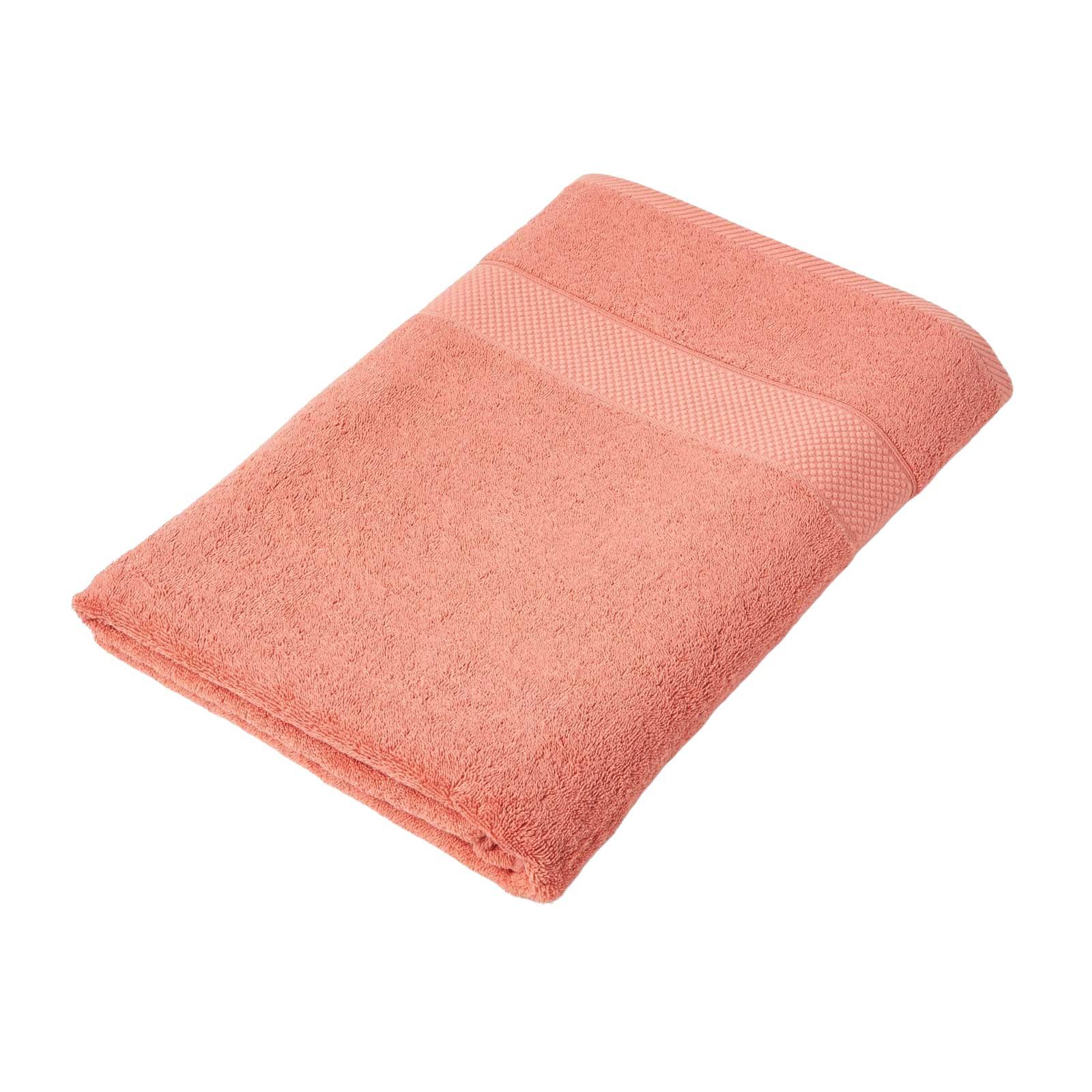 SAUNATUCH Essential terracotta 100/180 cm - Terracotta, Textil (100/180cm) - Homescapes