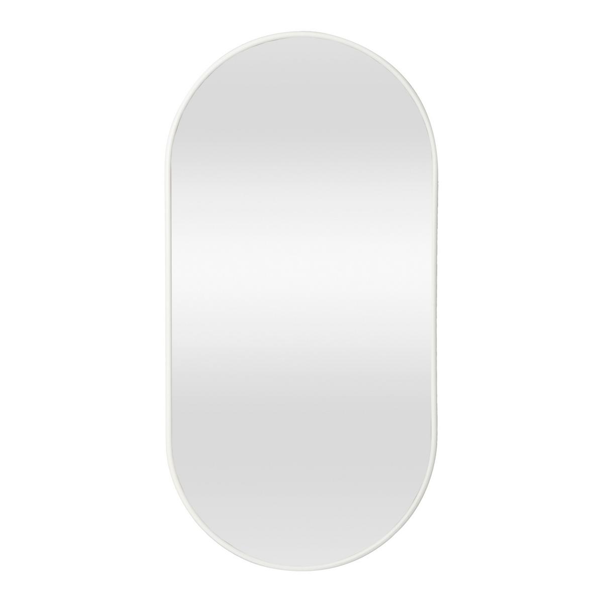 WANDSPIEGEL Picciano - Weiß, Glas/Metall (40/2.8/80cm) - [en.casa]