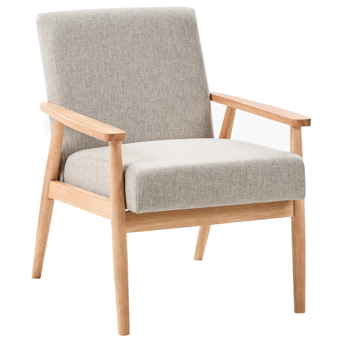 SOFA-SET 6-Sitzer Stoff Hellbraun/Grau Esrum - Hellbraun/Dunkelgrau, Textil (151/79/72cm) - Beliani