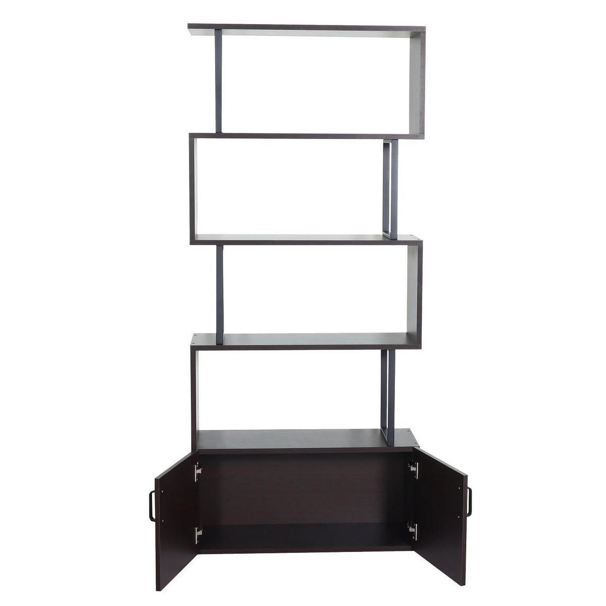 BÜCHERREGAL Dunkelbraun - Dunkelbraun, Holzwerkstoff (80/183/31cm) - MCW