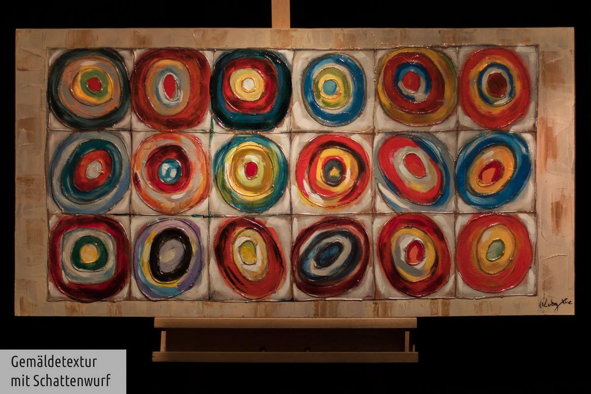 ACRYLBILD HANDGEMALT 120/60 cm - Multicolor, Holz/Textil (120/60cm) - KUNSTLOFT
