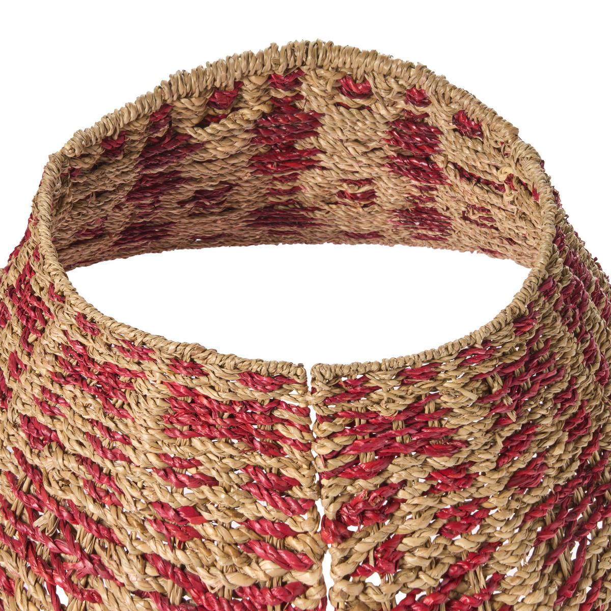 WEIHNACHTSBAUMKRAGEN 25 cm Naturfarben Neige - Naturfarben, Naturmaterialien (25cm) - Beliani