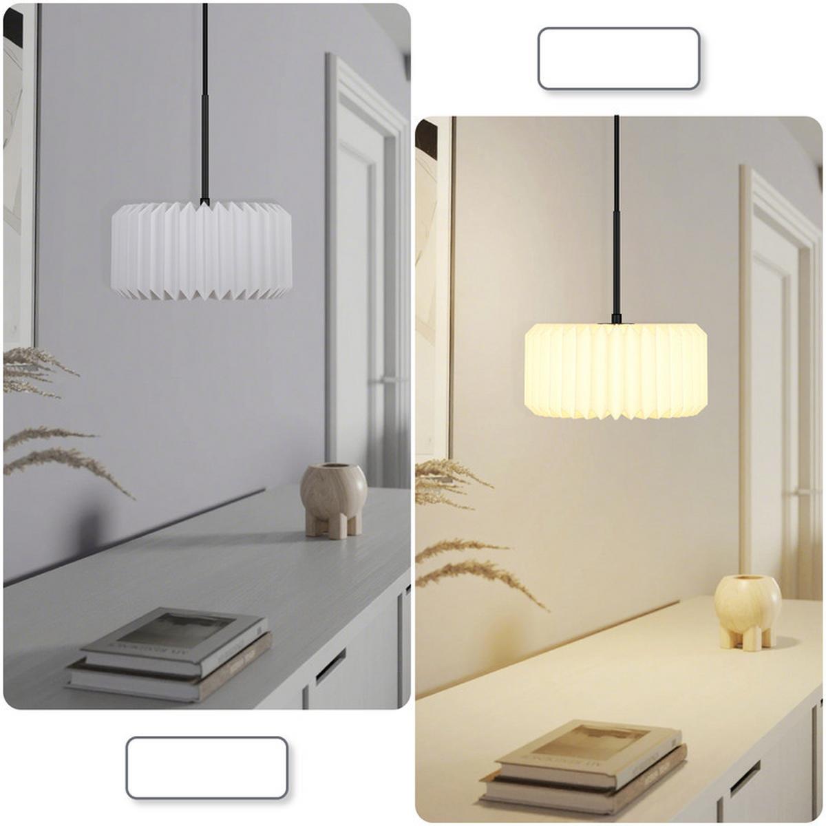 PENDELLEUCHTE Feuchtwangen II 24/24/152cm - Weiß, Metall (24/24/152cm) - Nettlife