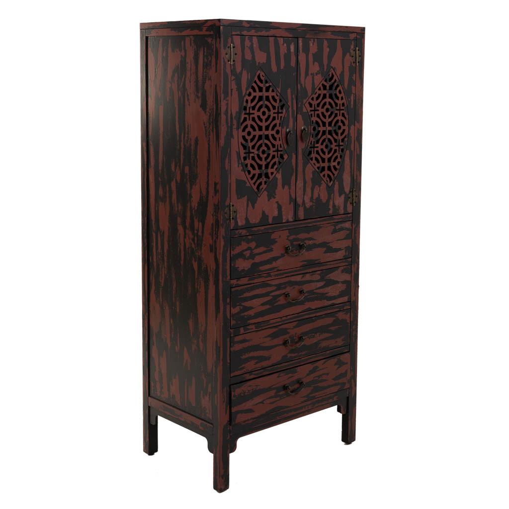 SCHRANK aus Holz 60x40x140 cm - Multicolor, Holz (60/140/40cm) - Wanderlust