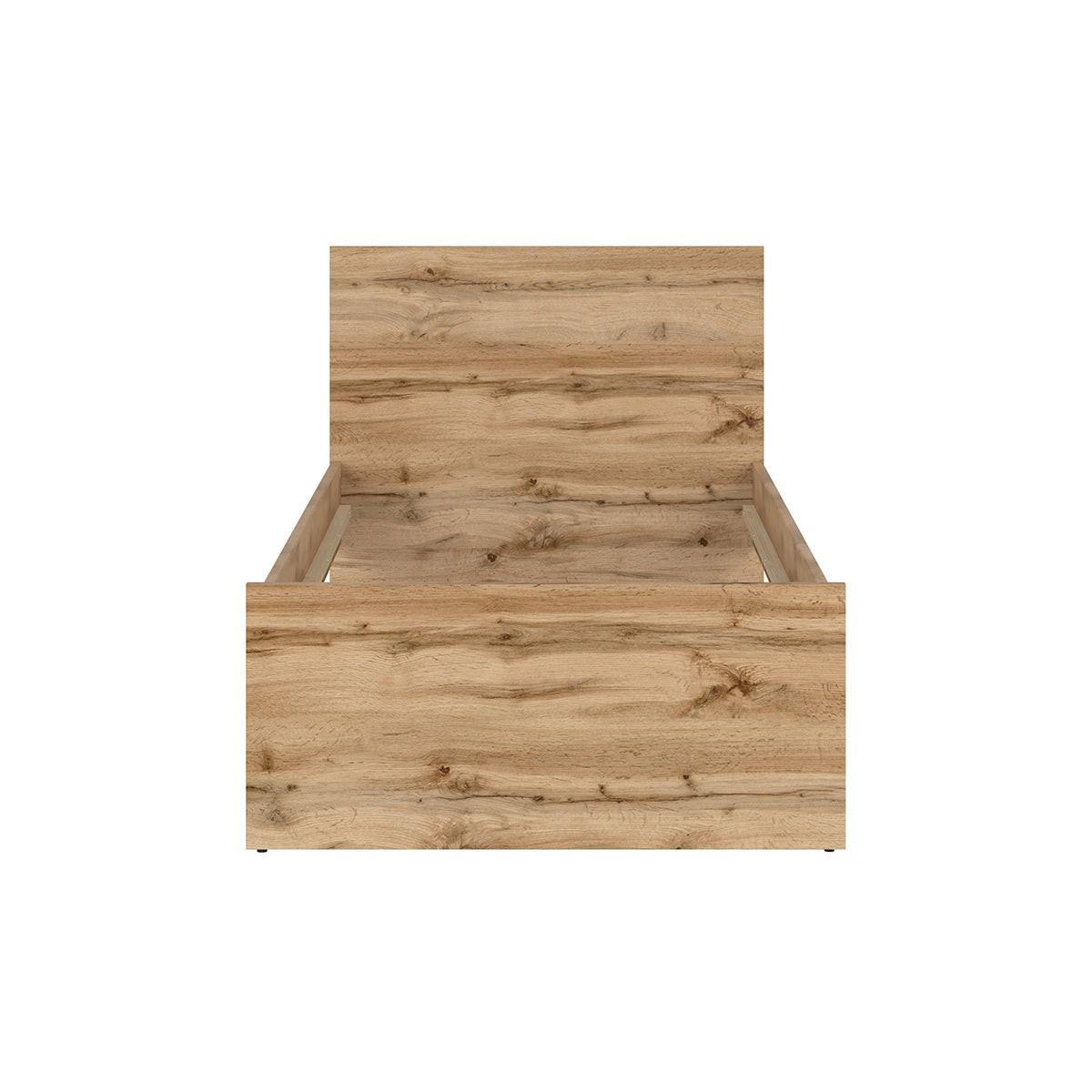 KINDERBETT 90/200 June Weiß und Holz - Weiß, Holzwerkstoff (90/200cm) - Petits-meubles