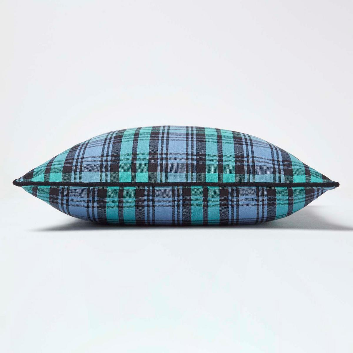 KISSENHÜLLE Black Watch Schottenkaro 45/45 cm - Blau, Textil (45/45cm) - Homescapes