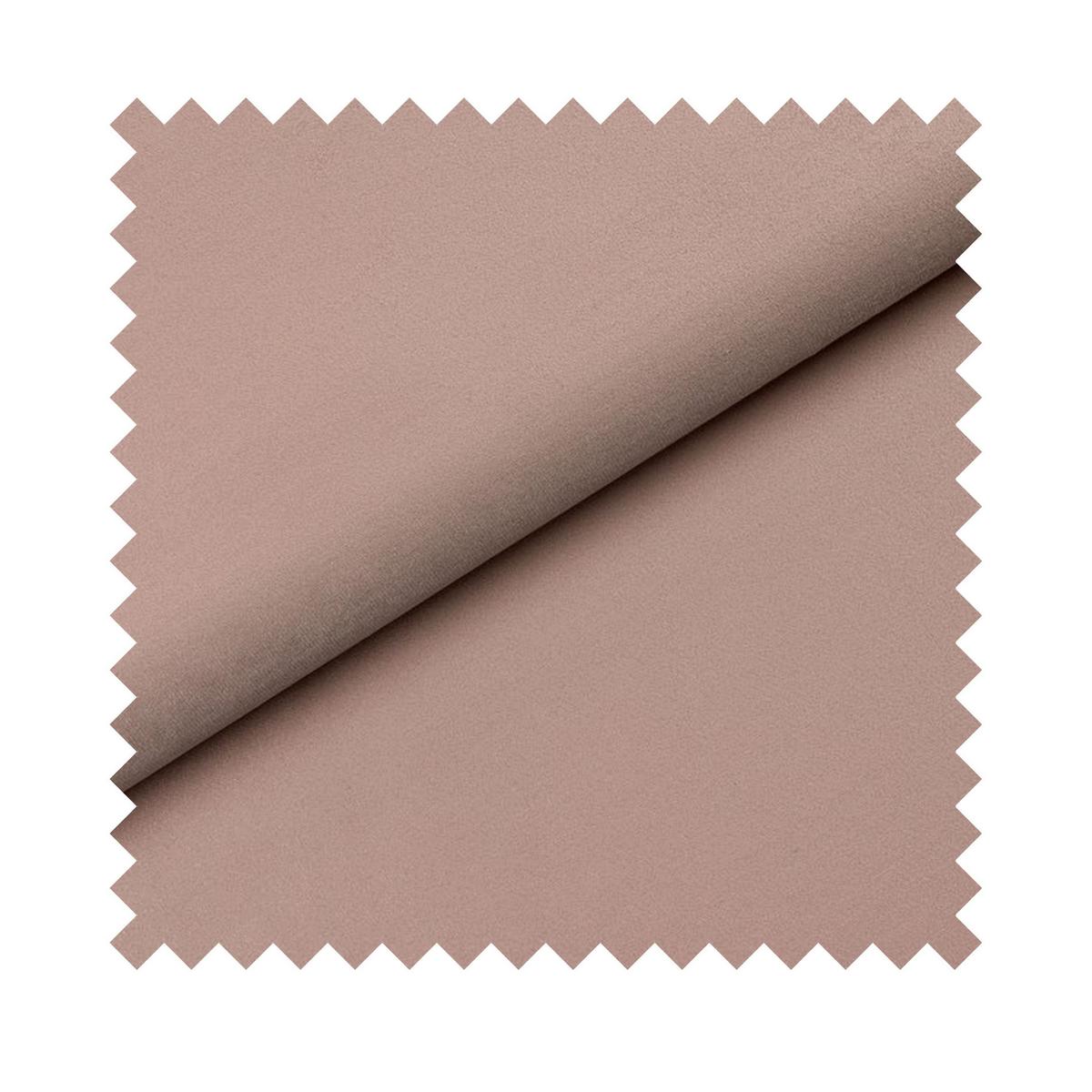 POLSTERBETT Cloudy Hellrosa Samt, 90x200 cm - Hellrosa/Schwarz, Kunststoff/Textil (90/200cm) - Selsey