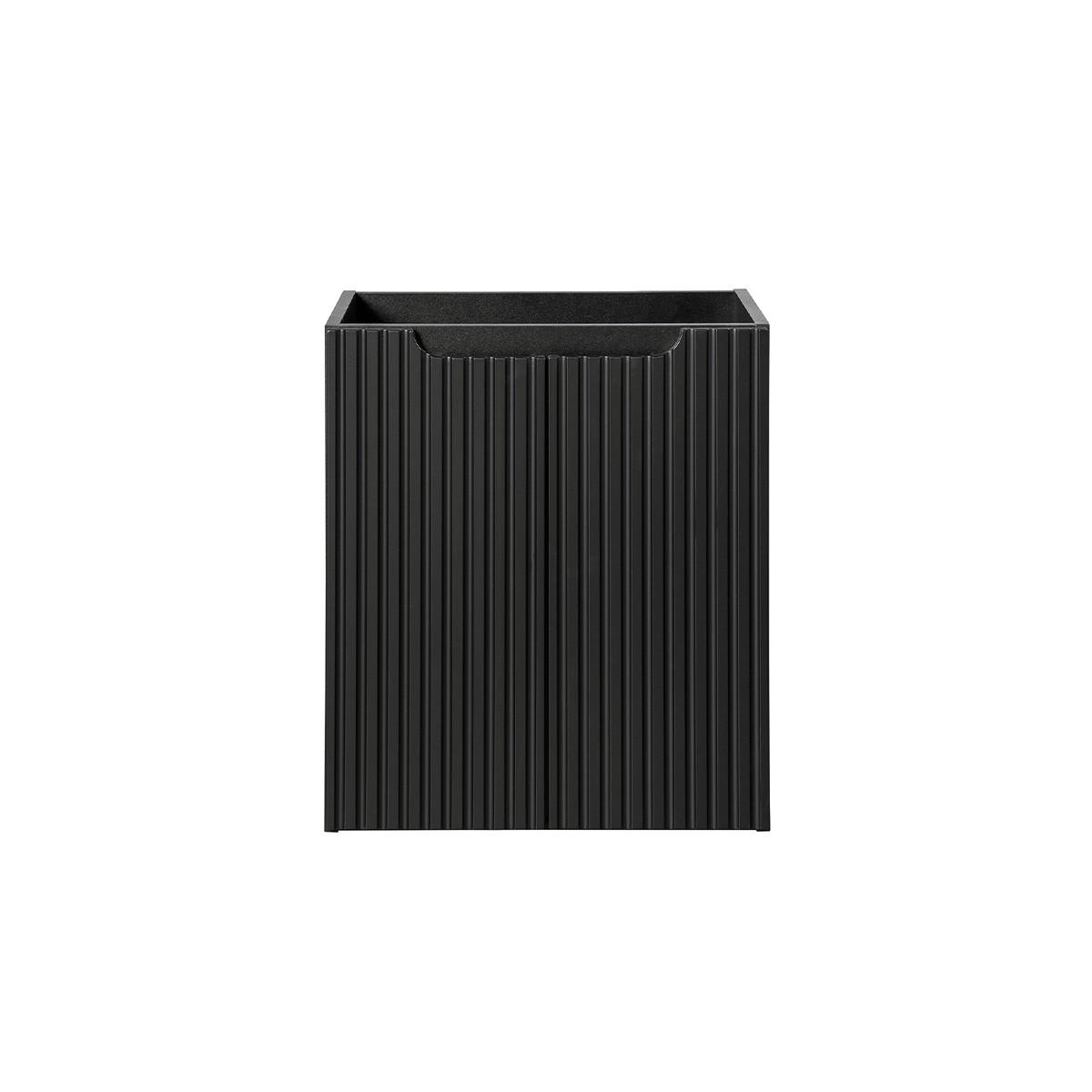 WASCHTISCHUNTERSCHRANK 50cm Riva Schwarz - Schwarz, Holzwerkstoff (50/57/39cm) - Petits-meubles
