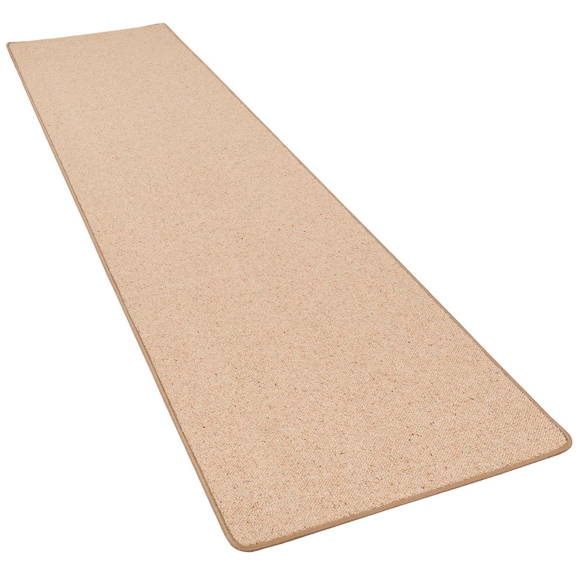 NATUR TEPPICH LÄUFER WOLLE BERBER - Cognac, Textil (100/200cm) - Snapstyle