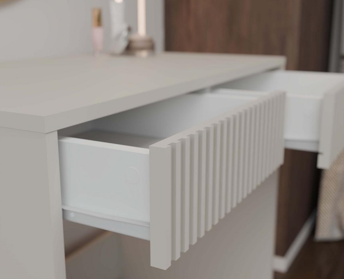 SCHREIBTISCH Slim Kaschmir 81/80/50 - Kaschmir, Holzwerkstoff (90/50/80cm) - RAUMHIRSCH FURNITURE