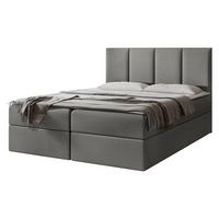 BOXBETT Rebos - H3 - Grau, Holz/Textil (160/200cm) - MIRJAN24
