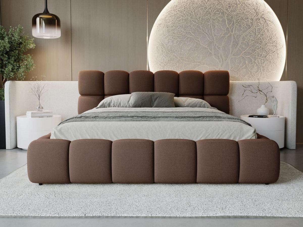 POLSTERBETT Modo 160x200 Braun - Braun, Textil (160/200cm) - Graingold