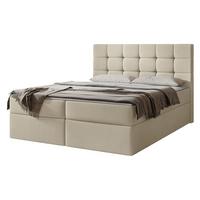 BOXBETT Luanda - H3 - Beige, Holzwerkstoff/Textil (160/200cm) - MIRJAN24