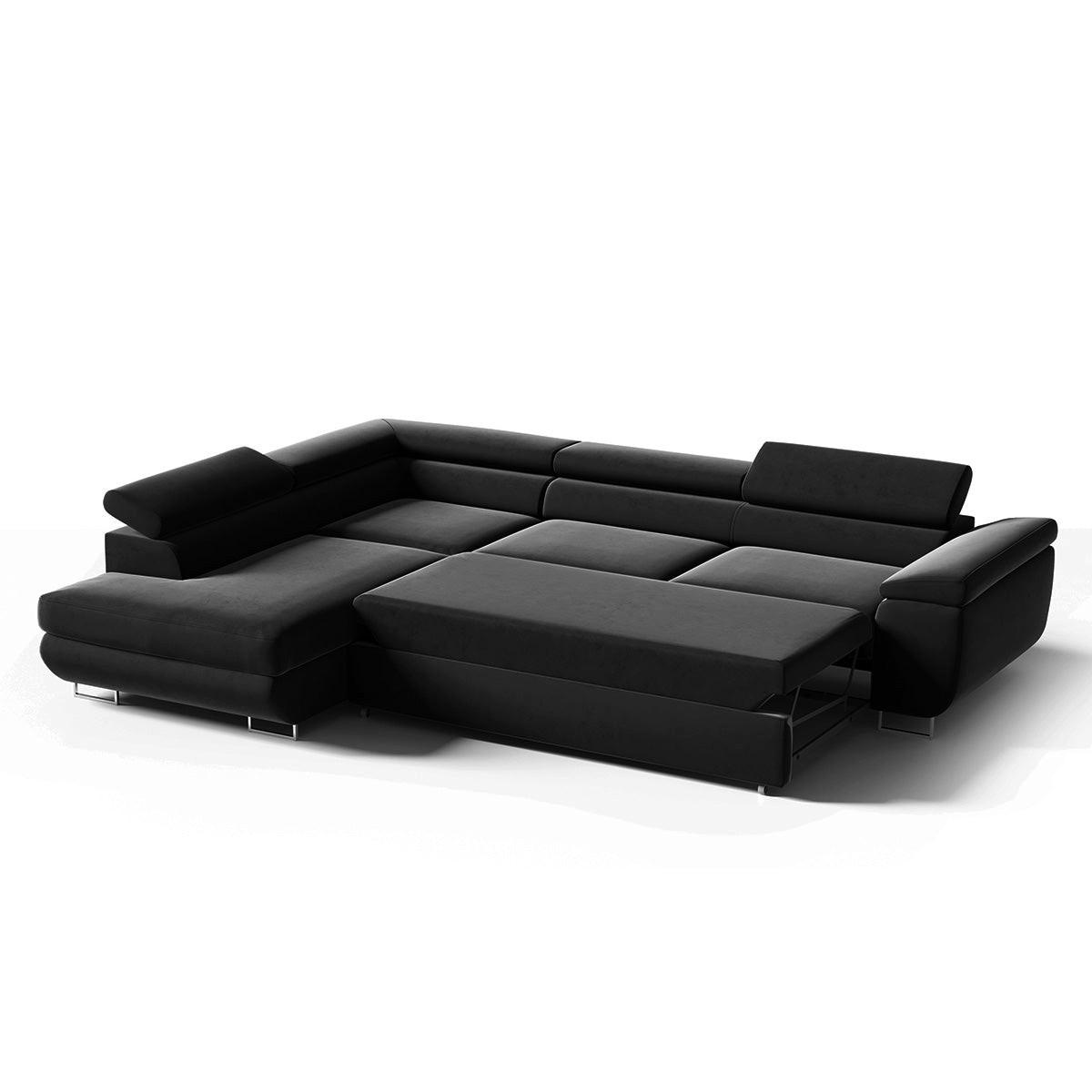 ECKSOFA Lyam 4 Sitzplätze Hellgrau - Grau, Holzwerkstoff (271/201cm) - Petits-meubles