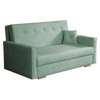 SCHLAFSOFA Viva Sonic III - Türkis/Schwarz, Holz/Textil (153/85/100cm) - MIRJAN24
