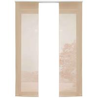 VORHANG 2ER SET HxB 245x60 cm Sand - Sandfarben, Textil (60/245cm) - Gardinenbox