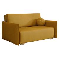 SCHLAFSOFA Viva Glov III - Gelb/Naturfarben, Holz/Textil (157/85/98cm) - MIRJAN24