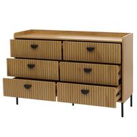 KOMMODE Beige - Beige, Holz (120/80/44cm) - MCW