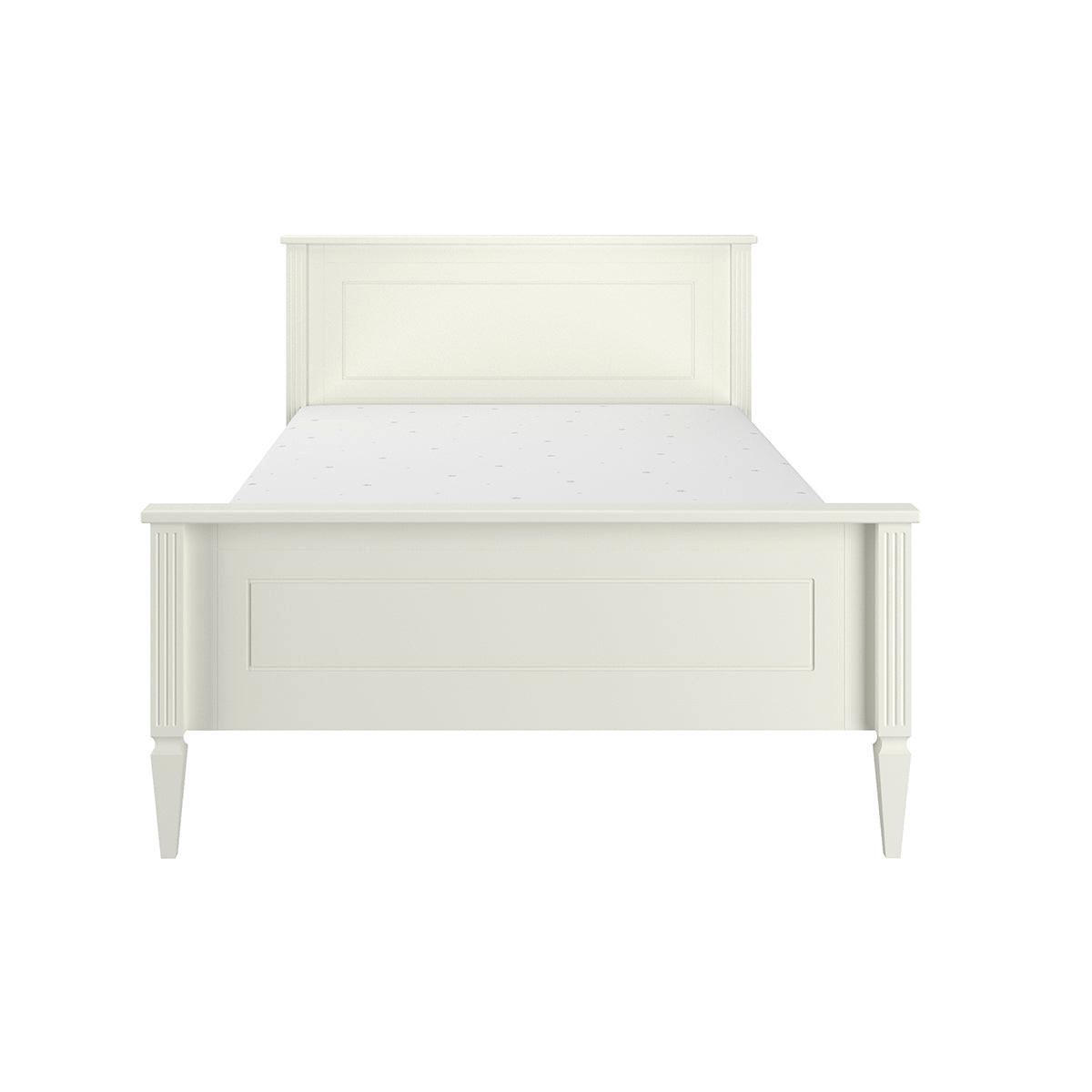 BETT 120/200 Ines Weiß - Weiß, Holzwerkstoff (120/200cm) - Petits-meubles