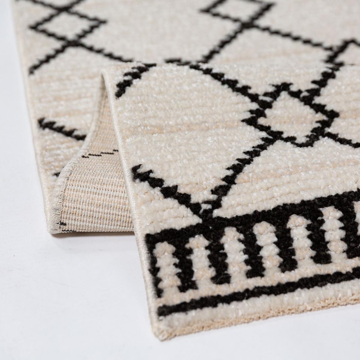 KURZFLORTEPPICH PERRAN, im Berber-Stil, Weiß, 160 x 230 cm - Weiß, Textil (230/160cm) - KADIMA DESIGN